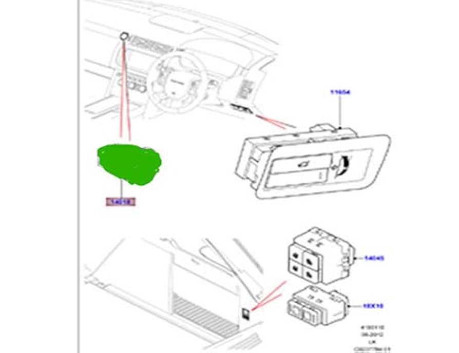 Amazon.com: Land Rover Genuine GLOVE BOX SWITCH RANGE ROVER